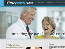 Tablet Screenshot of primarypartnercare.com